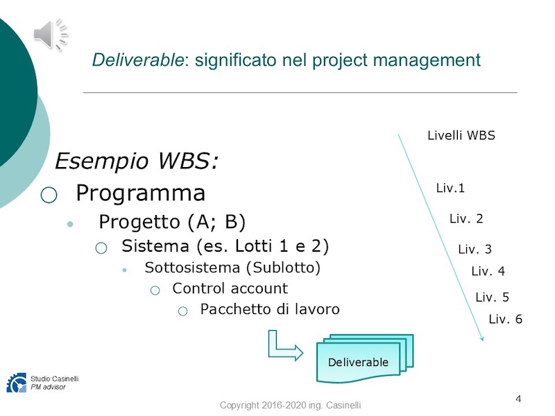 deliverable e scope management